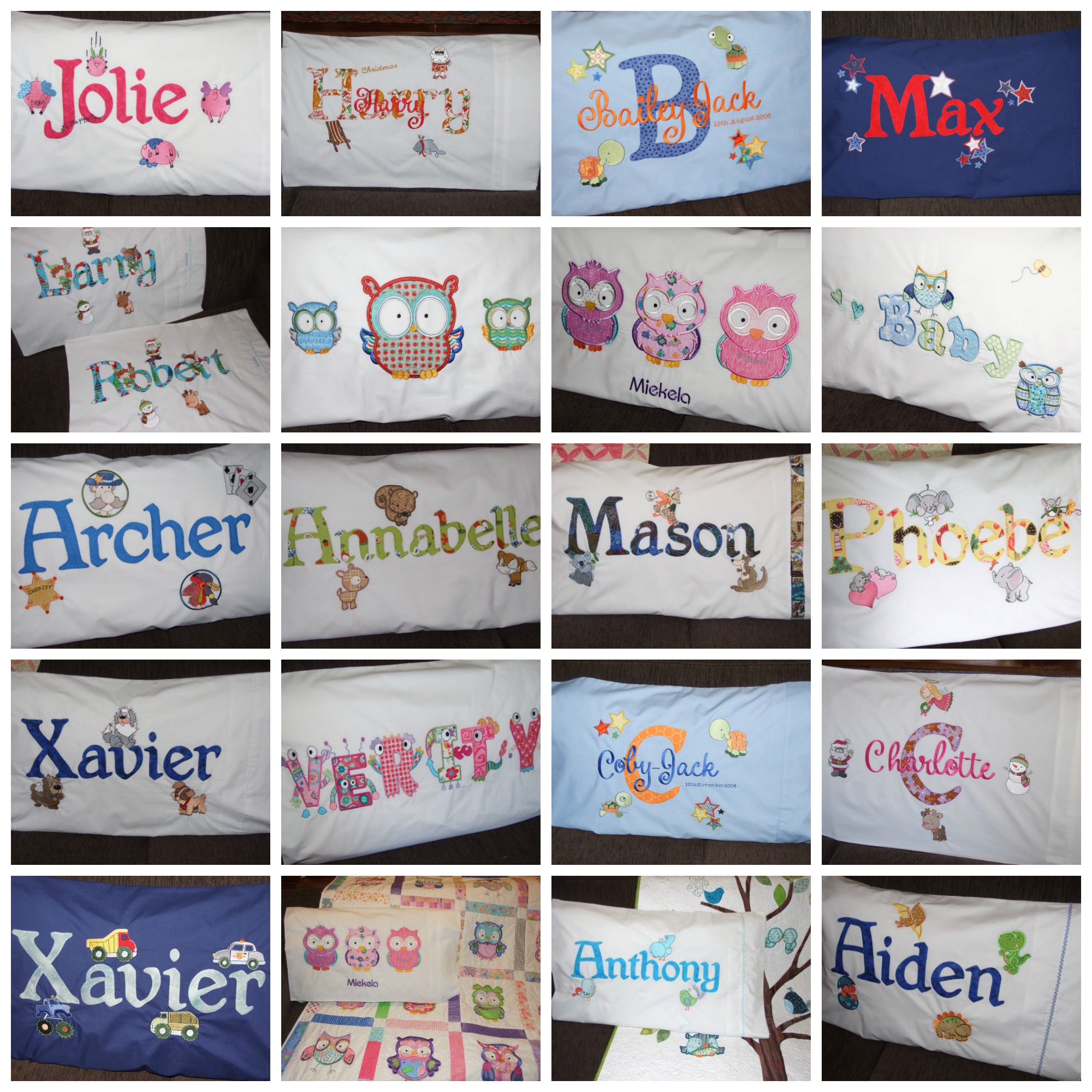 Lindy Lou Kidsworld Pillowcases